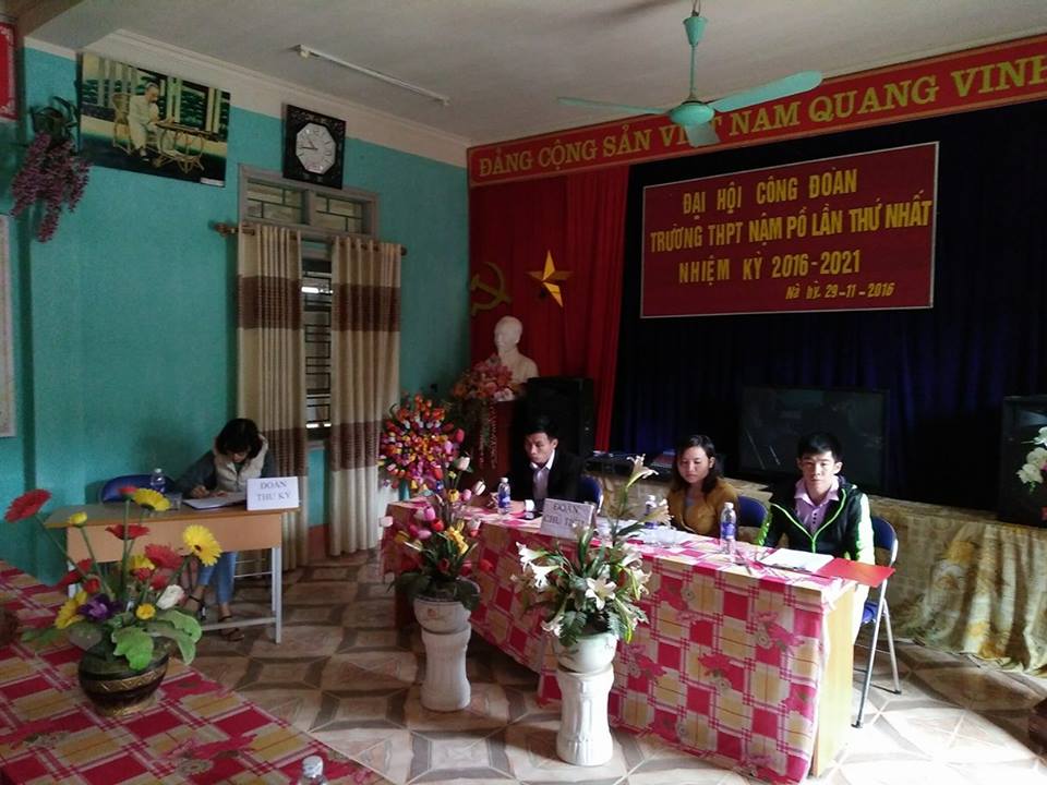 Đại hội công đoàn cơ sở trường THPT Nậm Pồ nhiệm kì 2016-2021