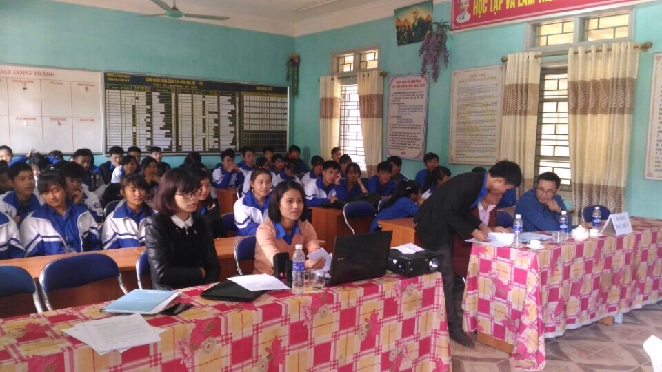 Đại hội Đại biểu Đoàn trường THPT Nậm Pồ lần thứ nhất, nhiệm kỳ 2016 – 2017